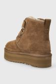 Дитячі замшеві чоботи UGG K NEUMEL PLATFORM колір бежевий
