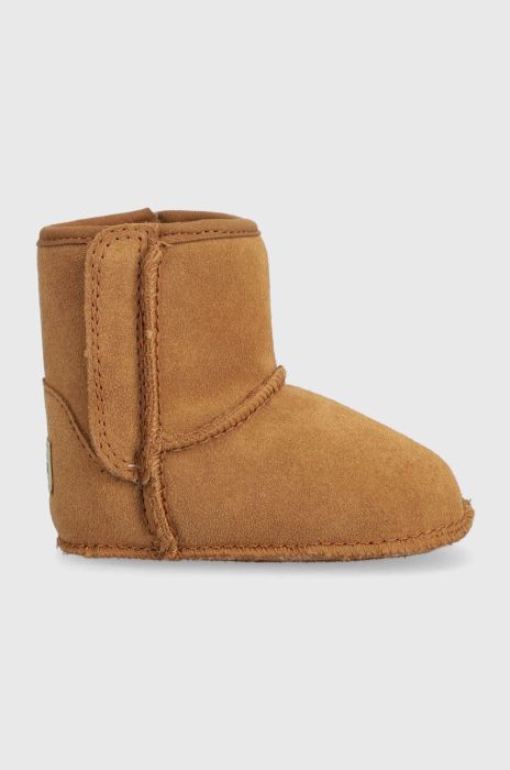 Замшеві кросівки для немовлят UGG I BABY CLASSIC колір бежевий