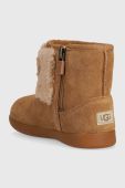 Дитячі замшеві чоботи UGG T KOALA STUFFIE колір бежевий