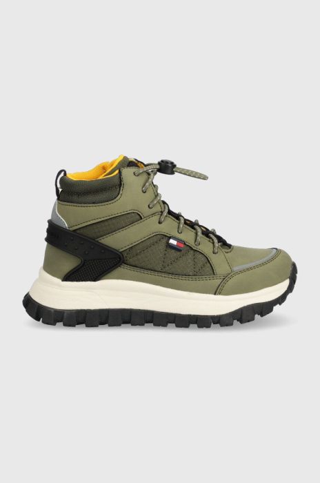 Дитячі черевики Tommy Hilfiger колір зелений (3529015)