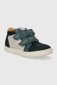 Дитячі шкіряні кросівки Pom D'api колір синій (3507557) Дитячі шкіряні кросівки Pom D'api колір синій (3507557)