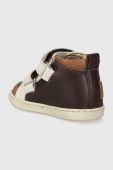 Дитячі шкіряні туфлі Shoo Pom колір коричневий (3571881)