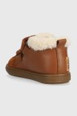 Дитячі шкіряні туфлі Shoo Pom колір коричневий (3614519)