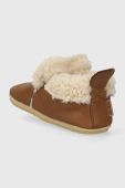 Дитячі шкіряні тапочки Shoo Pom колір коричневий Дитячі шкіряні тапочки Shoo Pom колір коричневий