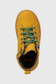 Дитячі шкіряні туфлі Camper Kiddo Kids колір жовтий