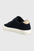 Замшеві кросівки Tommy Hilfiger TH HI VULC STREET LOW колір синій FM0FM04590 Замшеві кросівки Tommy Hilfiger TH HI VULC STREET LOW колір синій FM0FM04590