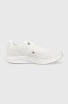 Кросівки Tommy Hilfiger LIGHTWEIGHT RUNNER KNIT колір білий FM0FM04700 Кросівки Tommy Hilfiger LIGHTWEIGHT RUNNER KNIT колір білий FM0FM04700