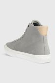 Замшеві кеди Tommy Hilfiger TH HI VULC STREET SUEDE колір сірий FM0FM04797