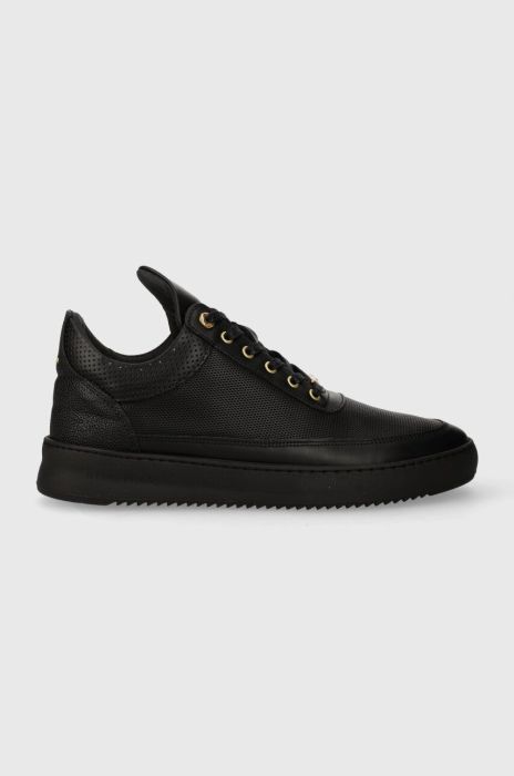Шкіряні кросівки Filling Pieces Low Top Aten колір чорний 10126591847 Шкіряні кросівки Filling Pieces Low Top Aten колір чорний 10126591847