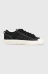 Кеди adidas Originals Nizza EE5599 чоловічі колір чорний EE5599-CBLACK/FTW Кеди adidas Originals Nizza EE5599 чоловічі колір чорний EE5599-CBLACK/FTW