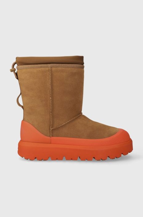 Зимові чоботи UGG Classic Short Weather Hybrid колір коричневий 1143992 Зимові чоботи UGG Classic Short Weather Hybrid колір коричневий 1143992