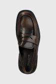 Шкіряні мокасини Vagabond Shoemakers MIKE чоловічі колір коричневий 5263.118.33