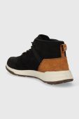 Замшеві кросівки Caterpillar QUEST MID колір чорний P724134