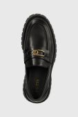 Шкіряні мокасини Guess GORIZIA MOC чоловічі колір чорний FM8GOM LEP12 Шкіряні мокасини Guess GORIZIA MOC чоловічі колір чорний FM8GOM LEP12