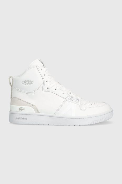 Шкіряні кросівки Lacoste L001 MID 223 3 SMA колір білий 46SMA0032