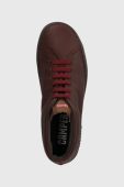 Шкіряні кросівки Camper Peu Touring колір бордовий