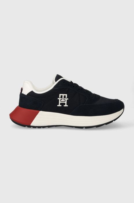 Кросівки Tommy Hilfiger CLASSIC ELEVATED RUNNER MIX колір синій FM0FM04636 Кросівки Tommy Hilfiger CLASSIC ELEVATED RUNNER MIX колір синій FM0FM04636