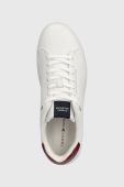 Шкіряні кросівки Tommy Hilfiger COURT THICK CUPSOLE LEATHER колір білий FM0FM04830