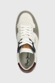 Шкіряні кросівки Pepe Jeans YOGI STREET M колір білий PMS30997