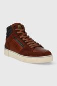 Шкіряні кросівки G-Star Raw RAVOND II MID LEA колір коричневий 2342005714.RBRWN