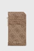 Ремінь і футляр для карт Guess колір бежевий