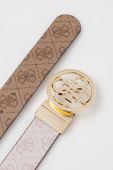 Двосторонній ремінь Guess жіночий колір бежевий (3290720)