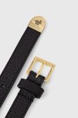 Шкіряний ремінь Lauren Ralph Lauren жіночий колір чорний (3299293)
