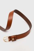 Шкіряний ремінь Tommy Hilfiger жіночий колір коричневий (3507606)