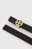 Шкіряний ремінь Tory Burch жіночий колір коричневий Шкіряний ремінь Tory Burch жіночий колір коричневий