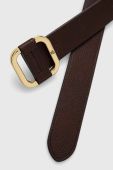 Шкіряний ремінь Lauren Ralph Lauren жіночий колір коричневий (3504304)