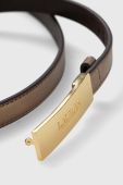 Шкіряний ремінь Lauren Ralph Lauren жіночий колір золотий