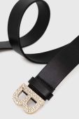 Шкіряний ремінь Blugirl Blumarine жіночий колір чорний Шкіряний ремінь Blugirl Blumarine жіночий колір чорний