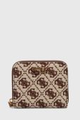 Гаманець і шарф Guess колір коричневий Гаманець і шарф Guess колір коричневий