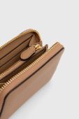 Шкіряний гаманець Lauren Ralph Lauren жіночий колір бежевий (3299346)