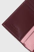 Шкіряний гаманець Pinko жіночий колір бордовий (3425384)