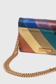 Шкіряний гаманець Kurt Geiger London жіночий колір барвистий