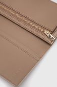 Шкіряний гаманець Furla жіночий колір бежевий (3293995)