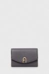 Шкіряний гаманець Furla Primula жіночий колір сірий