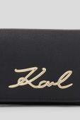 Гаманець Karl Lagerfeld жіночий колір чорний (3351644)