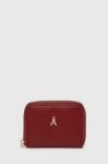 Шкіряний гаманець Patrizia Pepe жіночий колір бордовий (3379537)