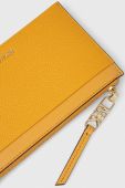 Шкіряний гаманець MICHAEL Michael Kors жіночий колір жовтий (3386176)