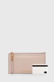 Шкіряний гаманець MICHAEL Michael Kors жіночий колір рожевий (3386169)