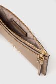 Шкіряний гаманець MICHAEL Michael Kors жіночий колір бежевий (3386170)