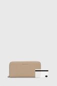 Шкіряний гаманець Marc O'Polo жіночий колір бежевий (3538227)