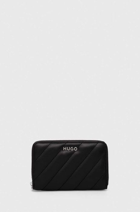 Гаманець HUGO жіночий колір чорний (3507681)