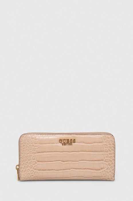 Гаманець Guess жіночий колір бежевий (3471151)