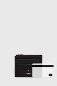 Шкіряний гаманець Furla жіночий колір чорний (3486390)