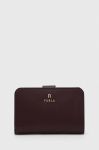 Шкіряний гаманець Furla жіночий колір фіолетовий (3533936)
