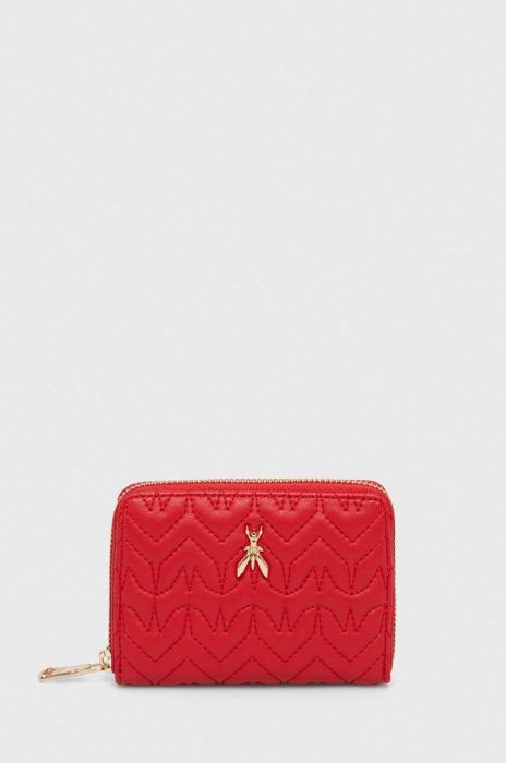 Шкіряний гаманець Patrizia Pepe жіночий колір червоний (3630012)