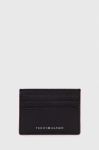 Шкіряний чохол на банківські карти Tommy Hilfiger колір чорний (3512362)